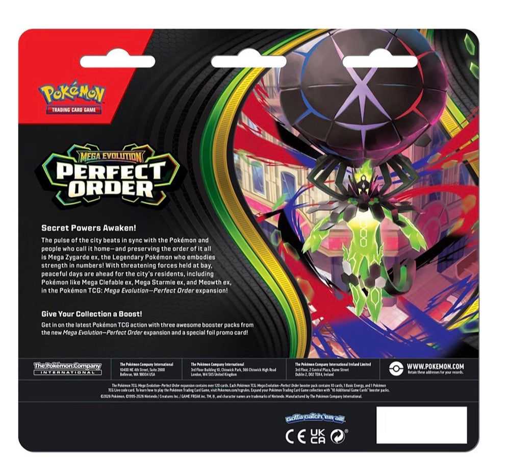 Pokémon Perfect Order ME03 Tripack - EN