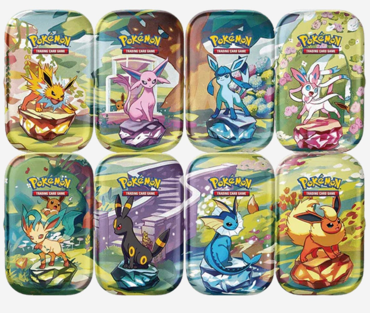 Pokemon Prismatic Evolutions Mini Tin