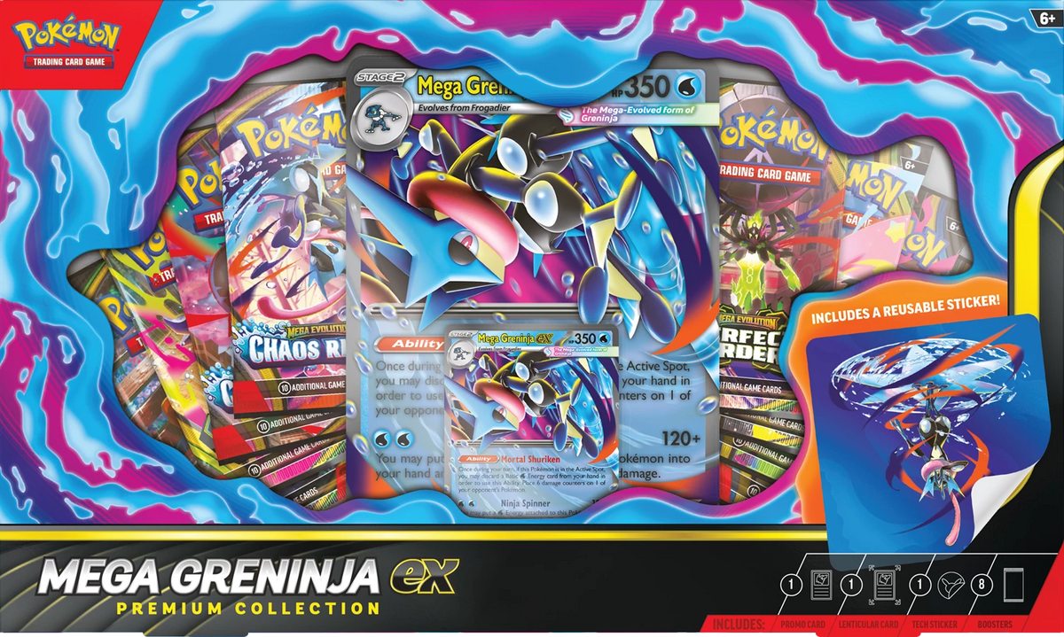 PRE-ORDER: Pokemon Mega Greninja Ex Premium Collection