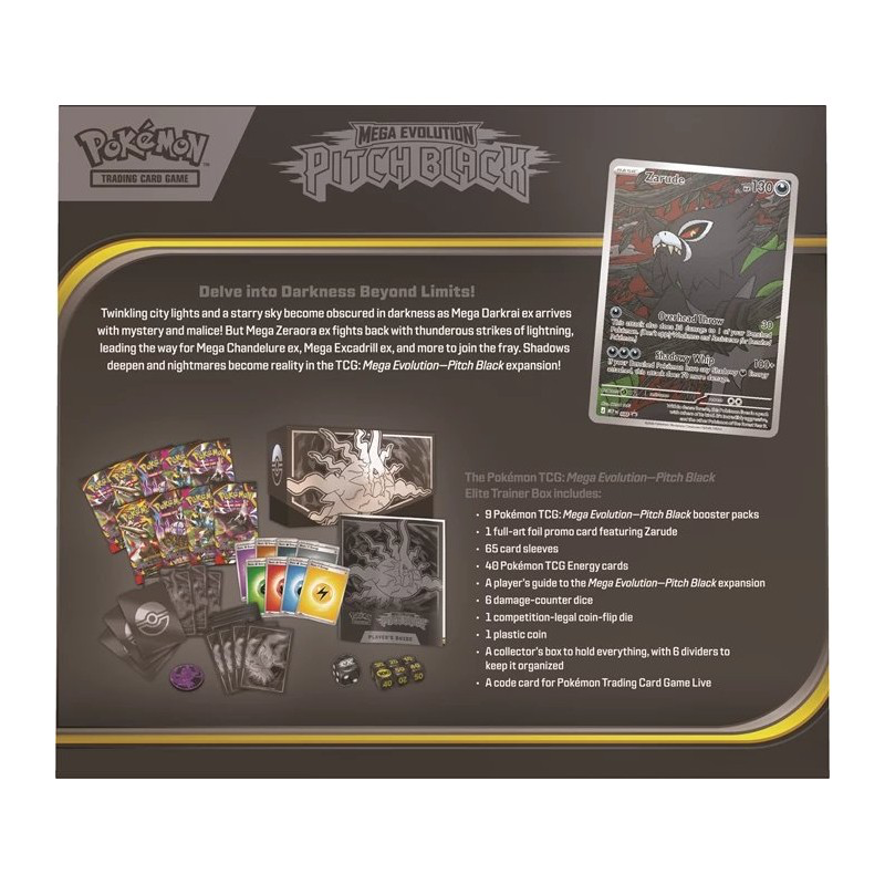 Pokemon Mega Evolution Pitch Black ME05 Elite Trainer Box (ETB) - ENGLISH