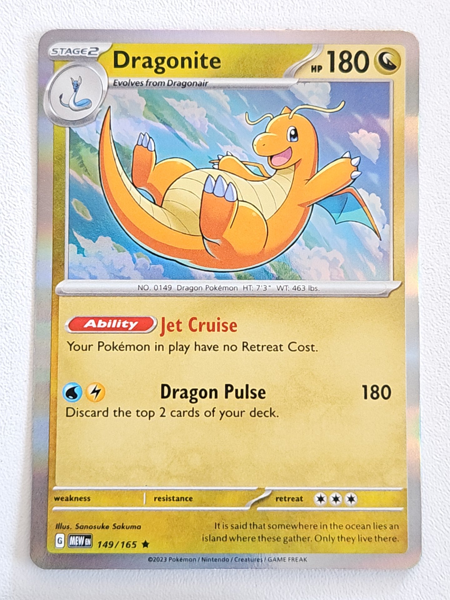 Dragonite 149/165 - 151