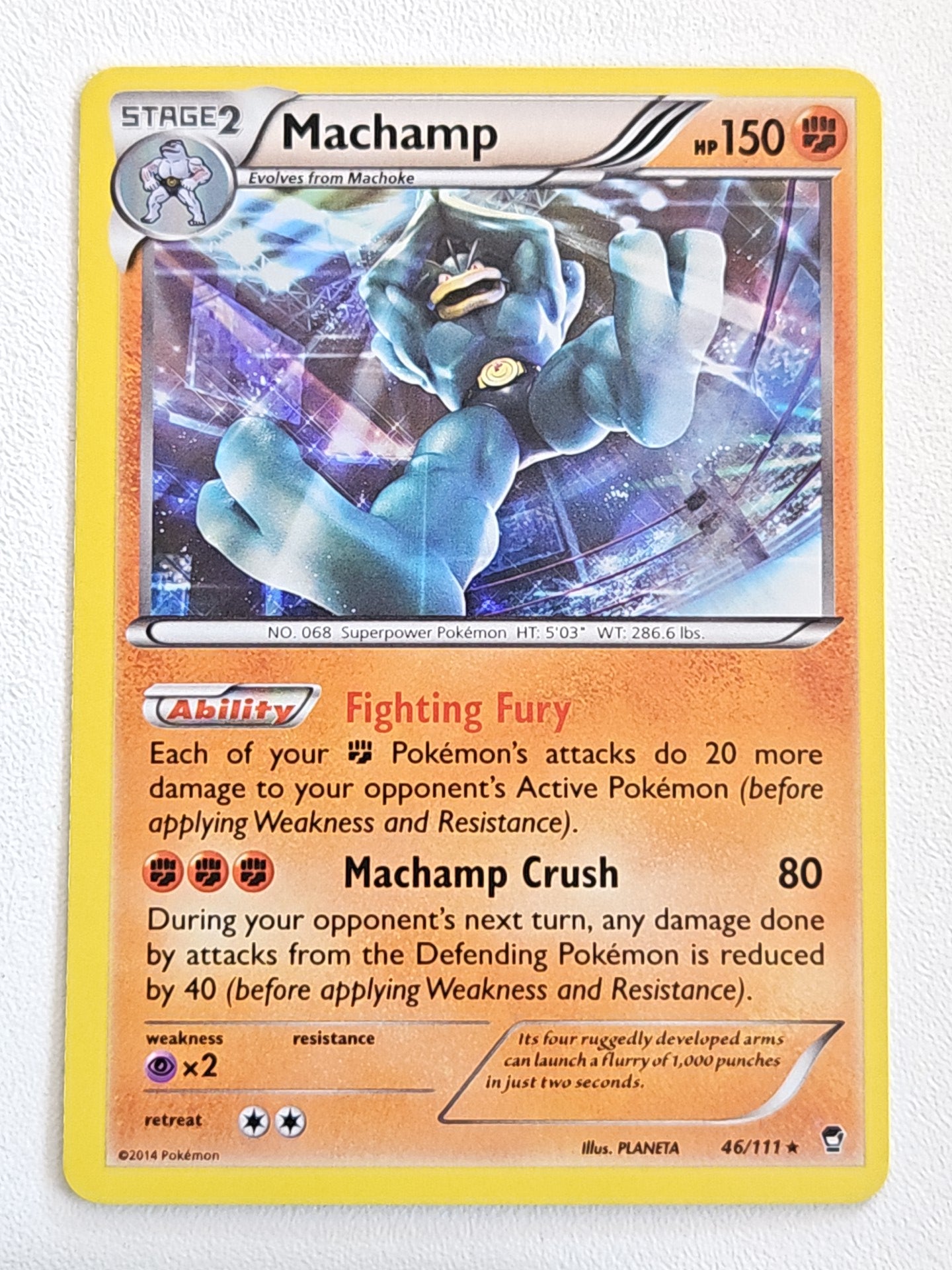 Machamp 46/111 Furious Fists