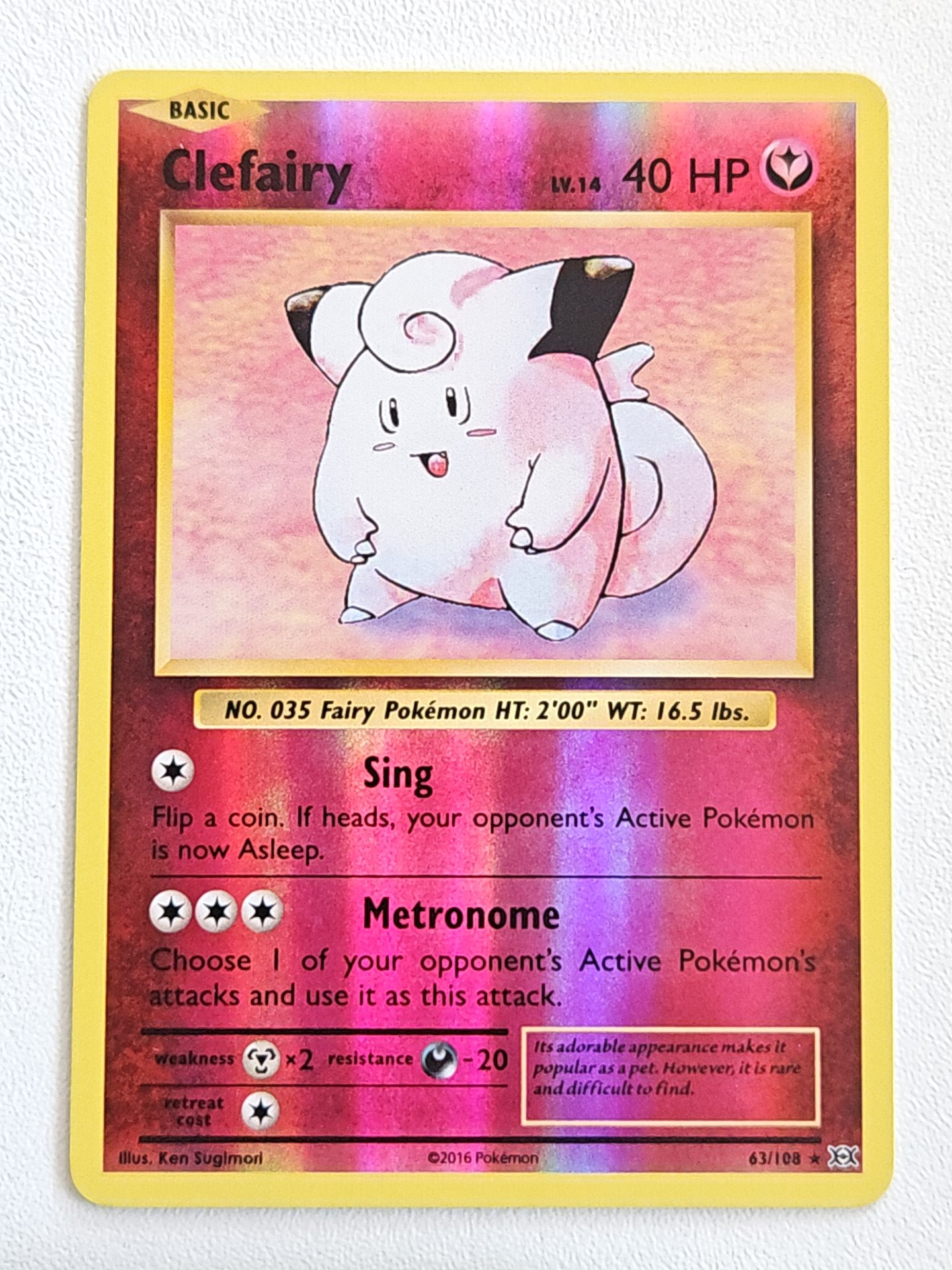 Clefairy 63/108 Evolutions