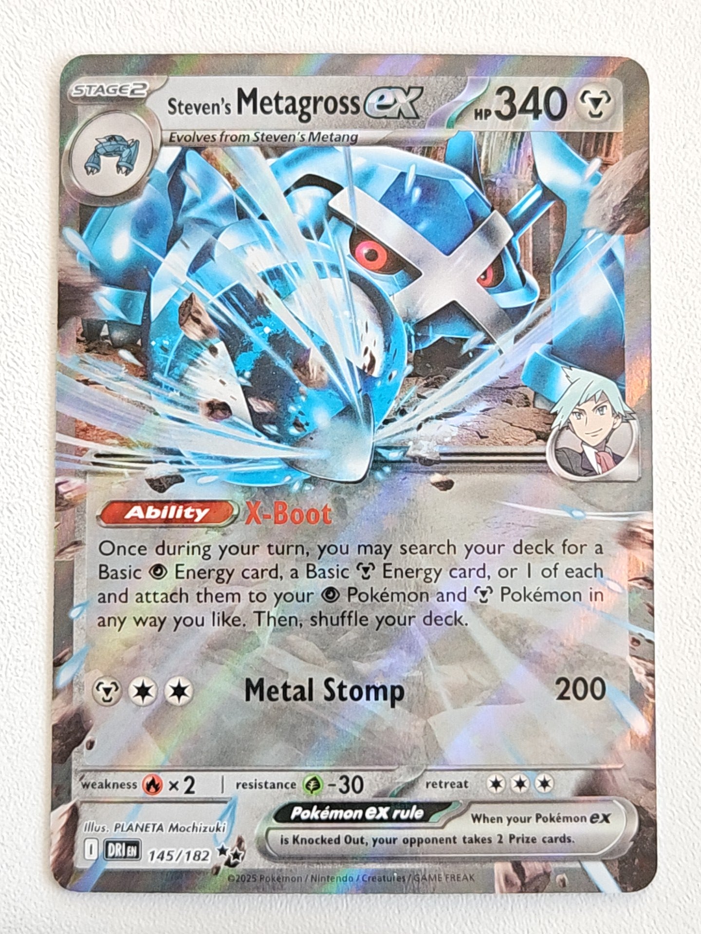 Steven's Metagross ex 145/182 Destined Rivals