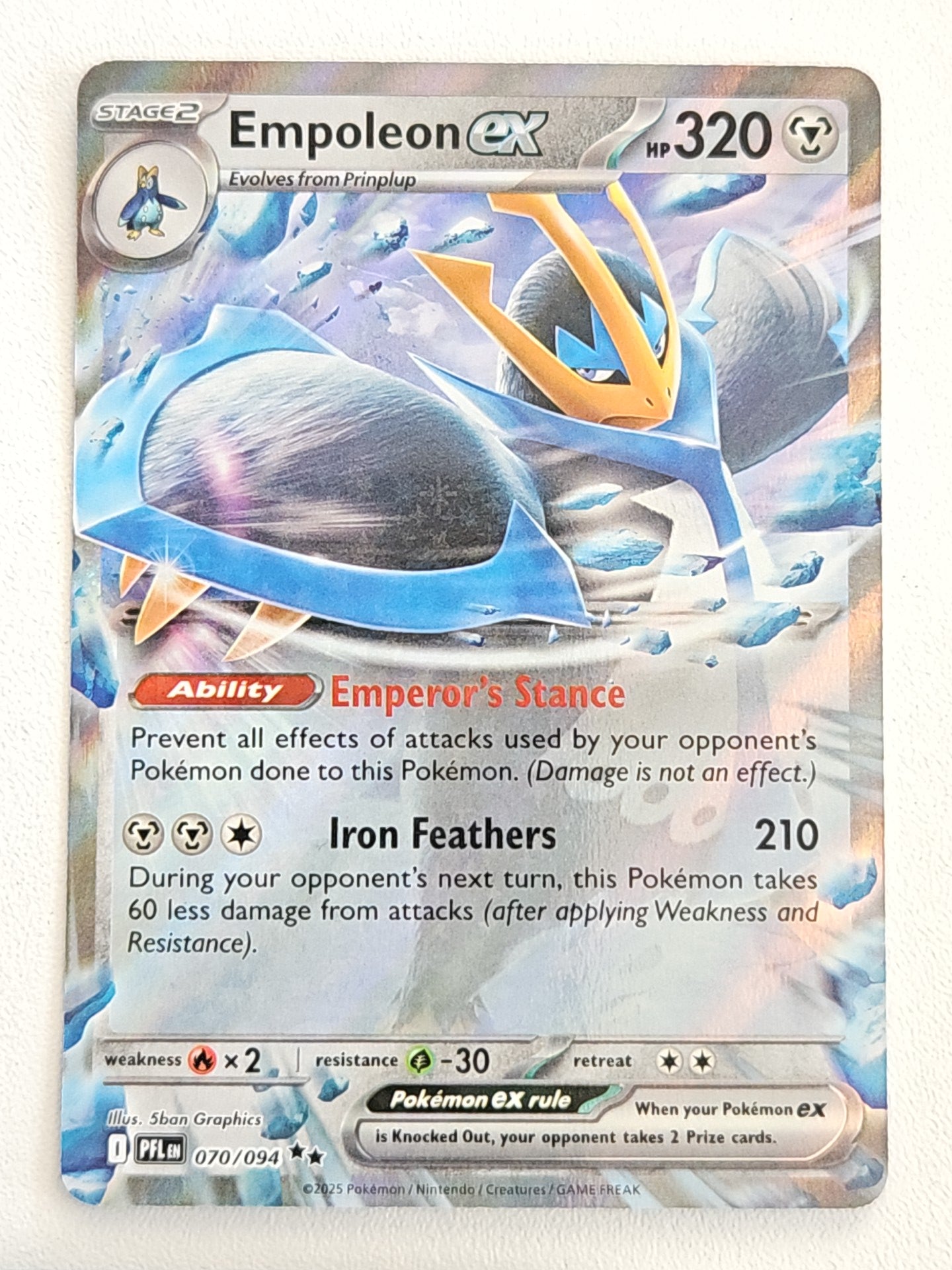 Empoleon ex 070/094 Phantasmal Flames