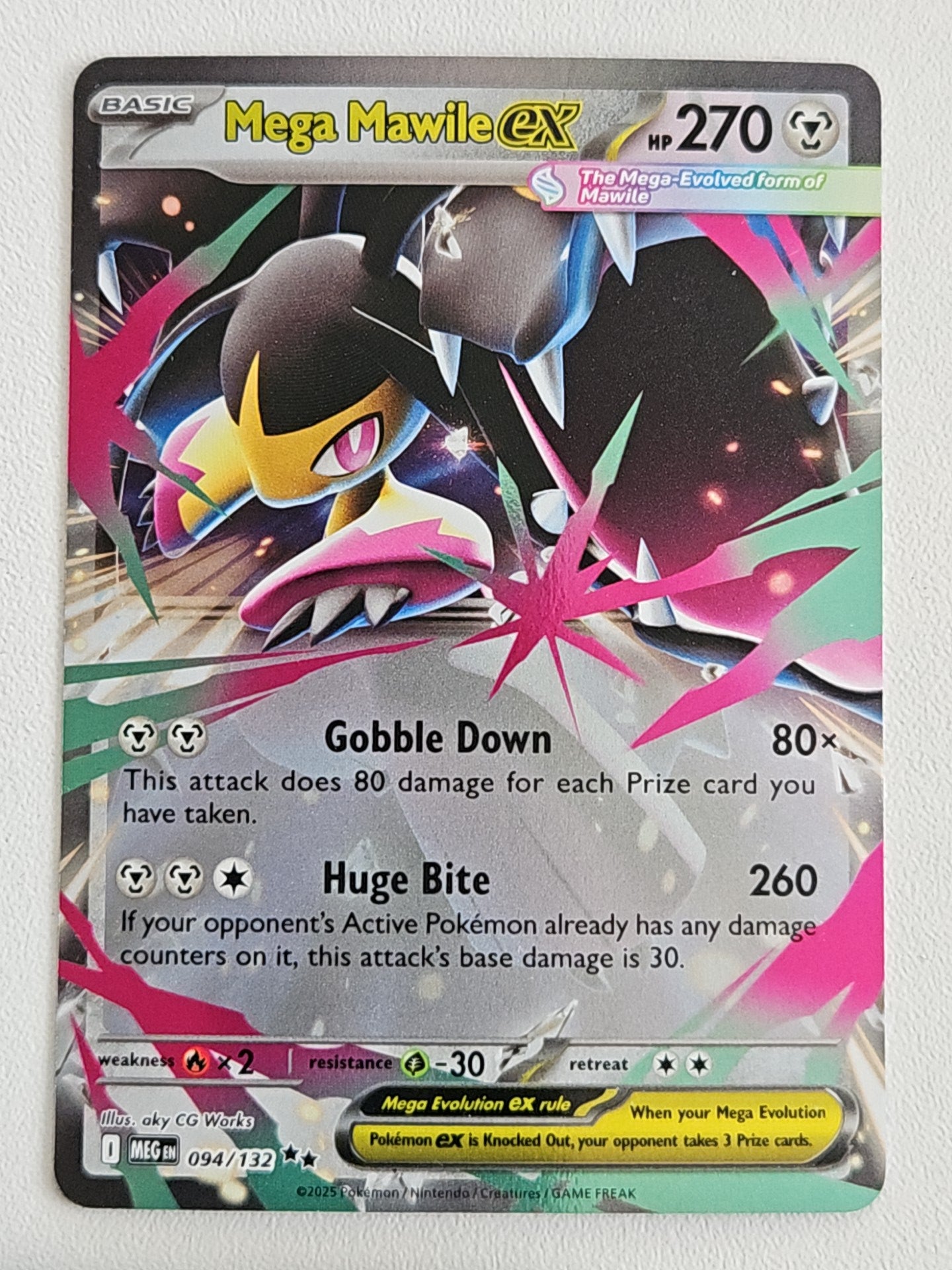 Mega Mawile Ex 094/132 Mega Evolution