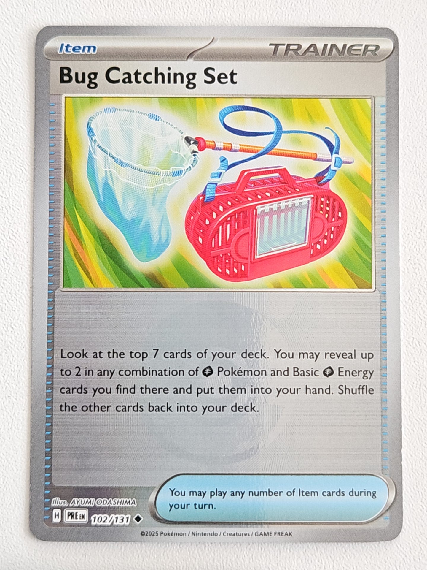 Bug Catching 102/131 Pokeball Prismatic Evolutions