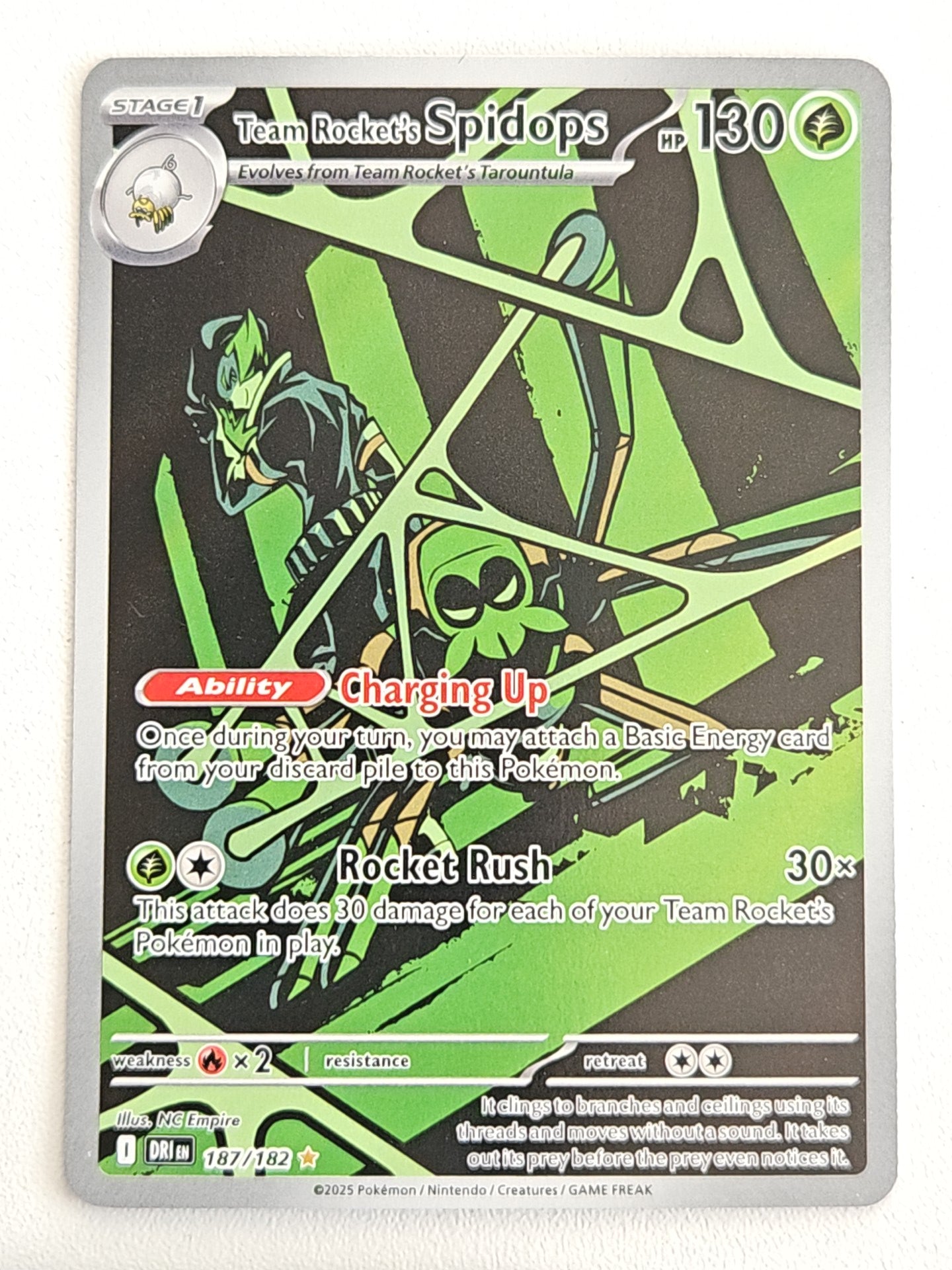 Team Rocket's Spidops 187/182 Destined Rivals