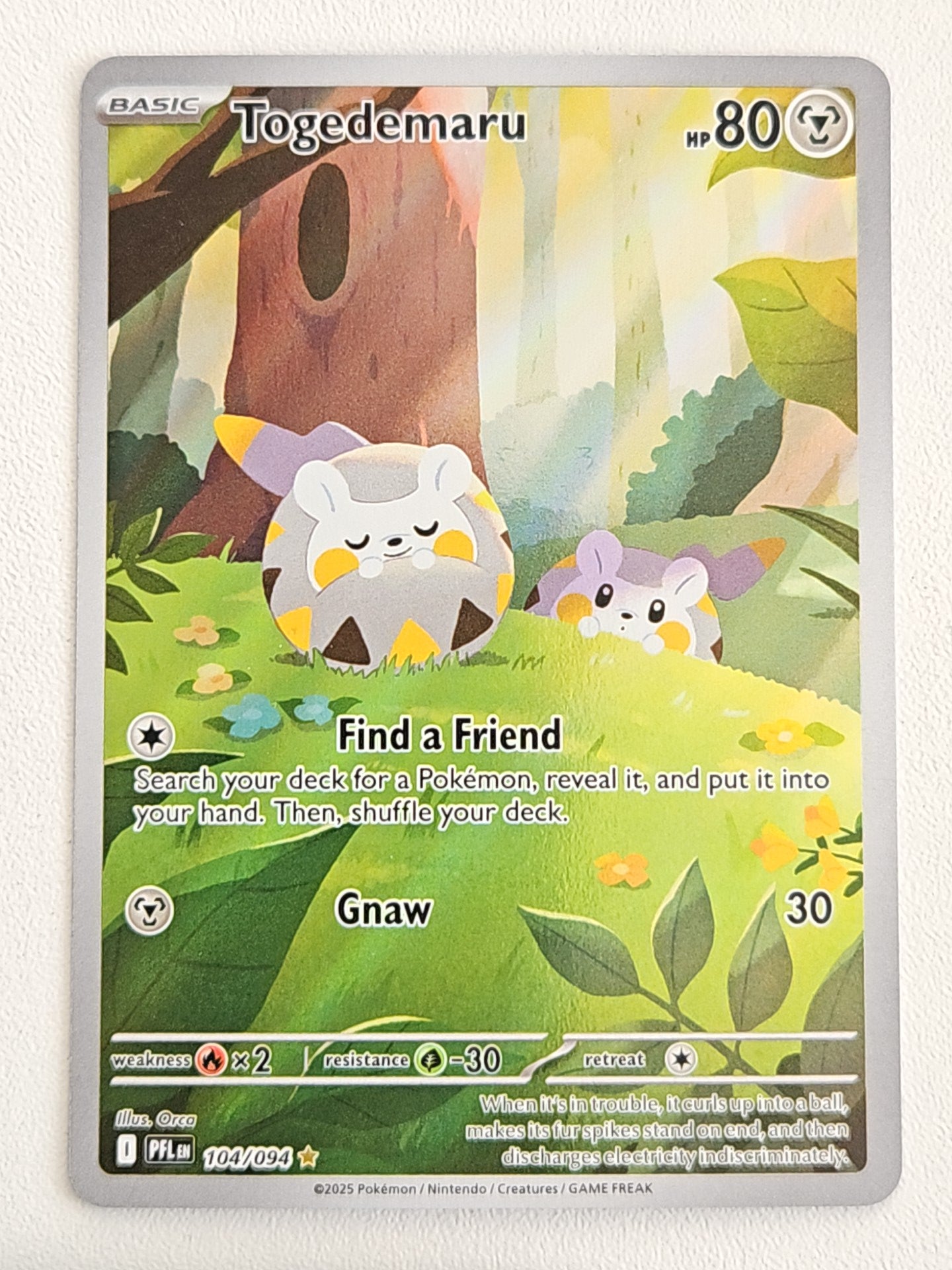 Togedemaru 104/094 Phantasmal Flames