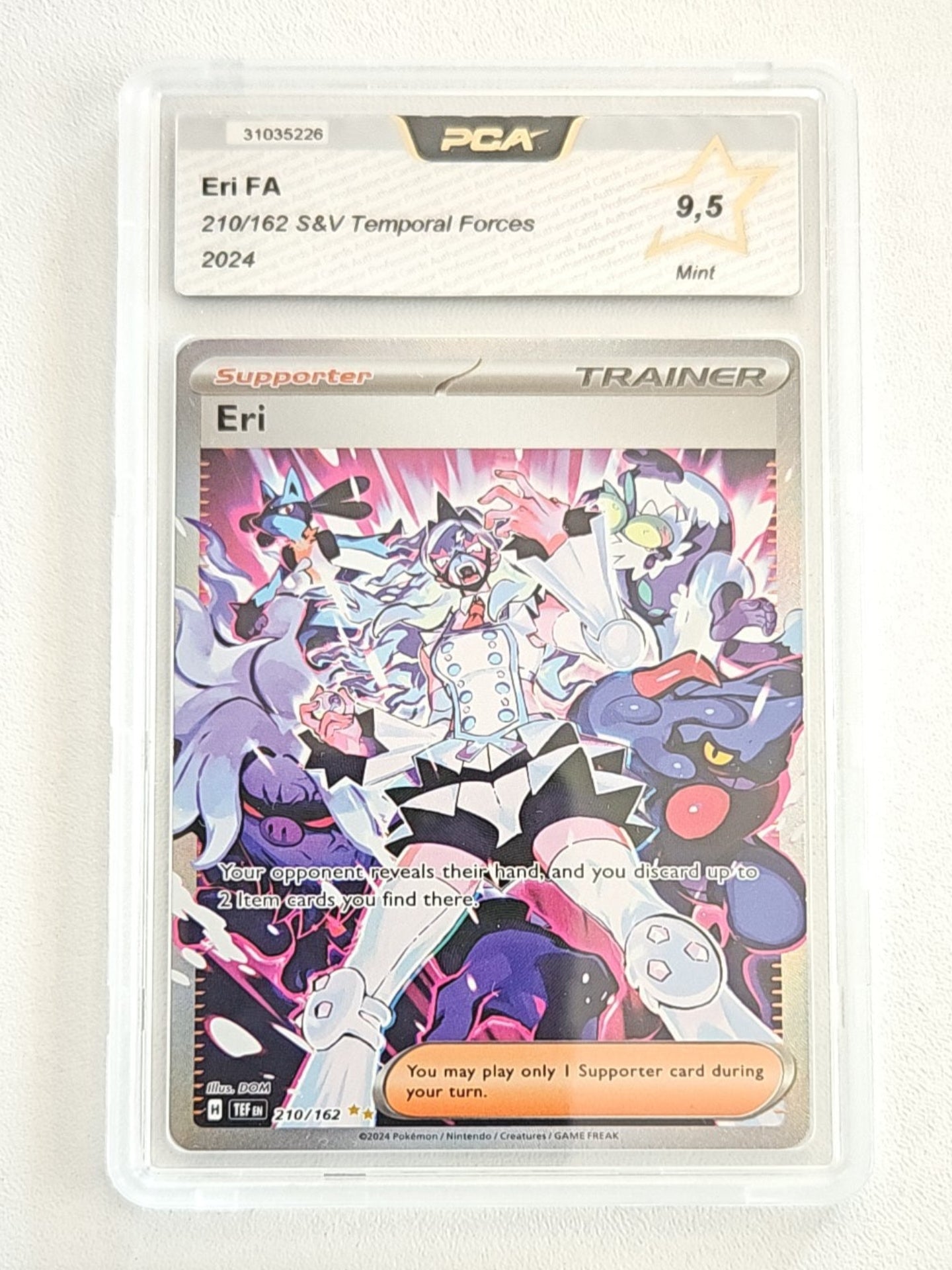 PCA9.5 Eri FA 210/162 Temporal Forces