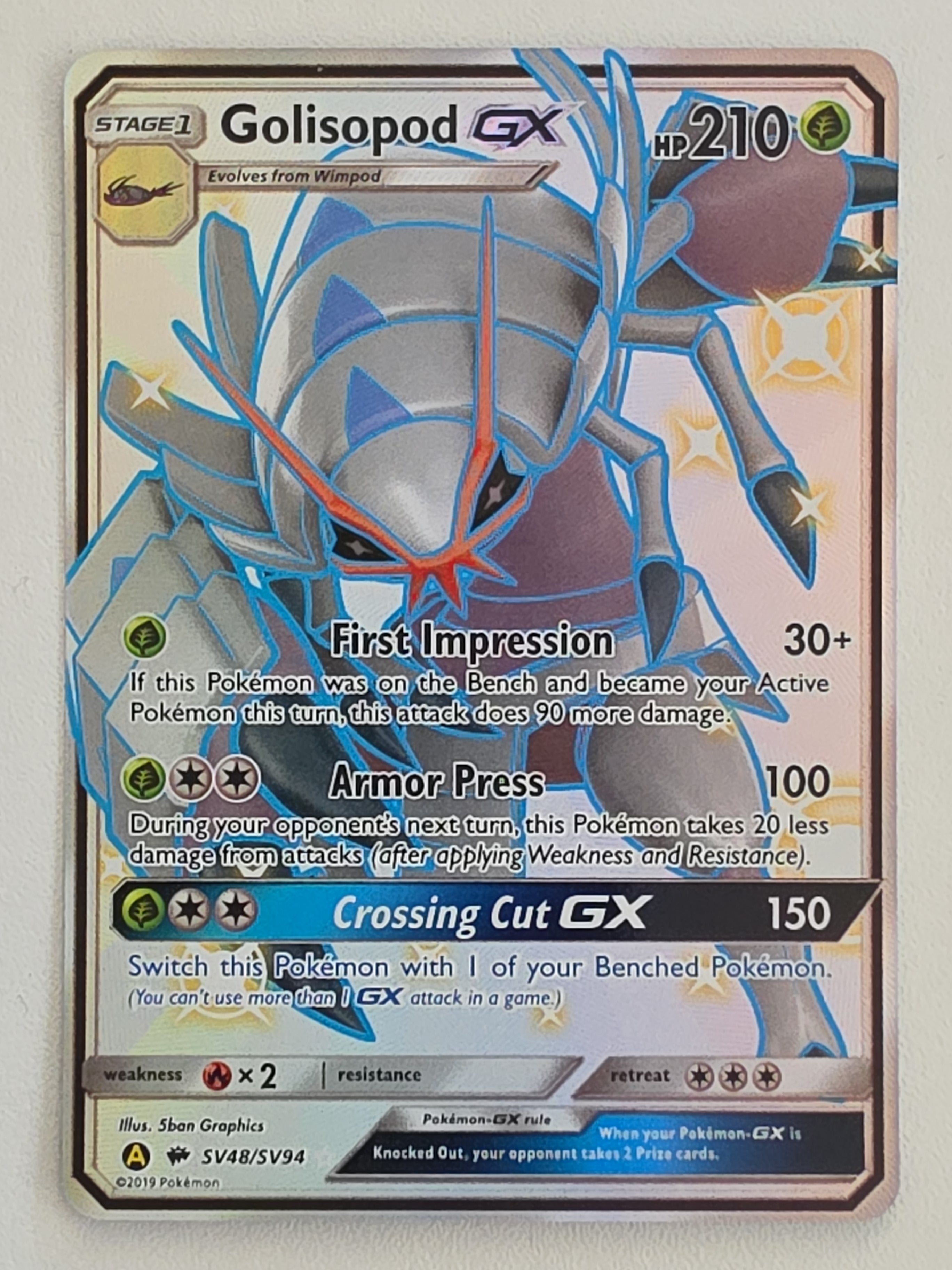 Golisopod GX SV48/SV94 Hidden Fates