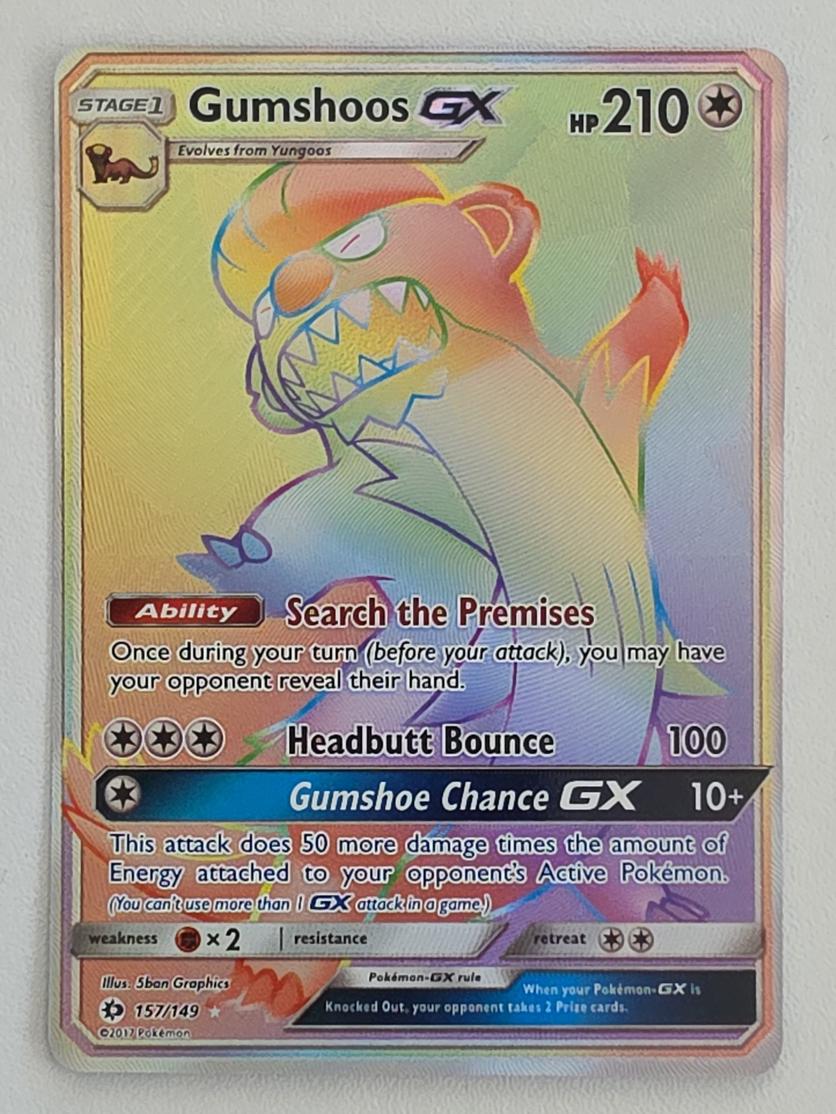 Gumshoos GX 157/149 Sun and Moon