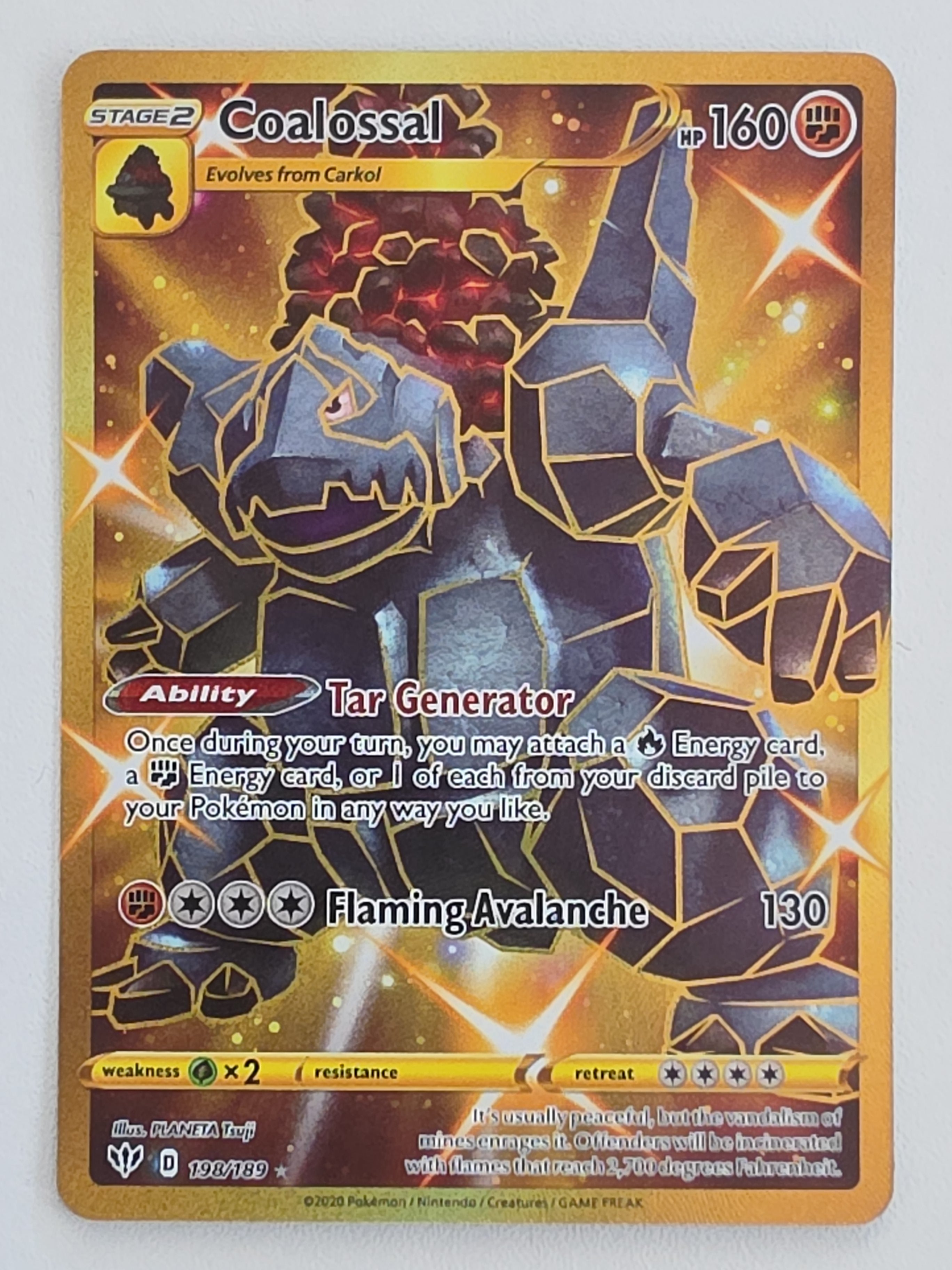 Coalossal 198/189 Darkness Ablaze