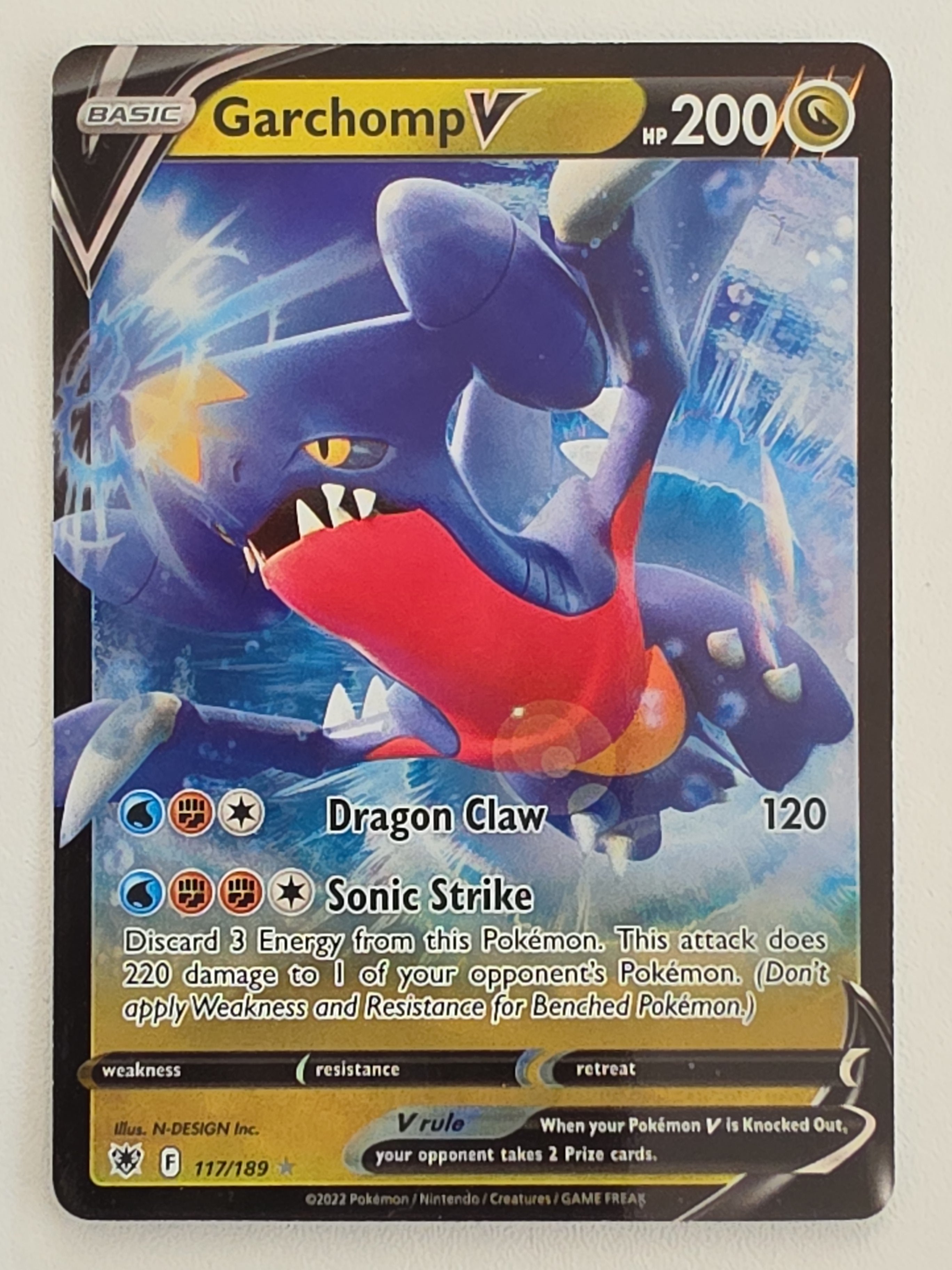 Garchomp V 117/189 Astral Radiance