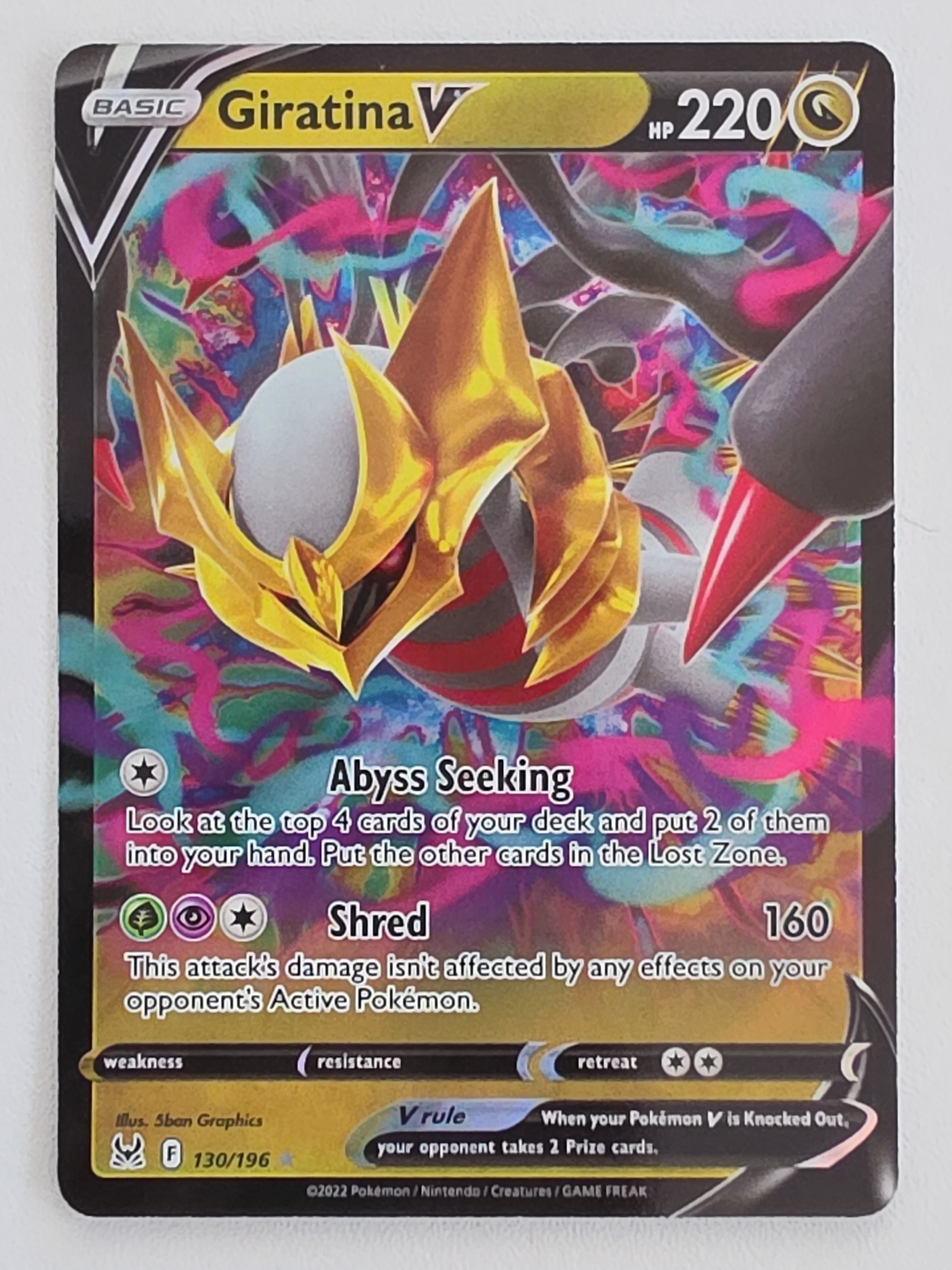 Giratina V 130/196 Lost Origin