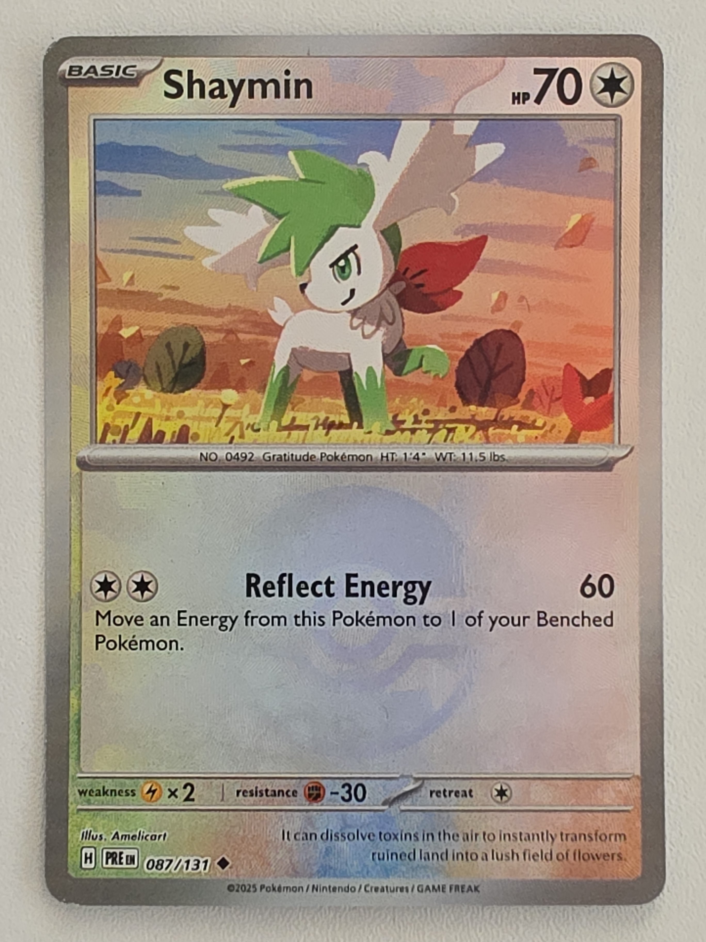 Shaymin 087/131 PokeBall Prismatic Evolutions