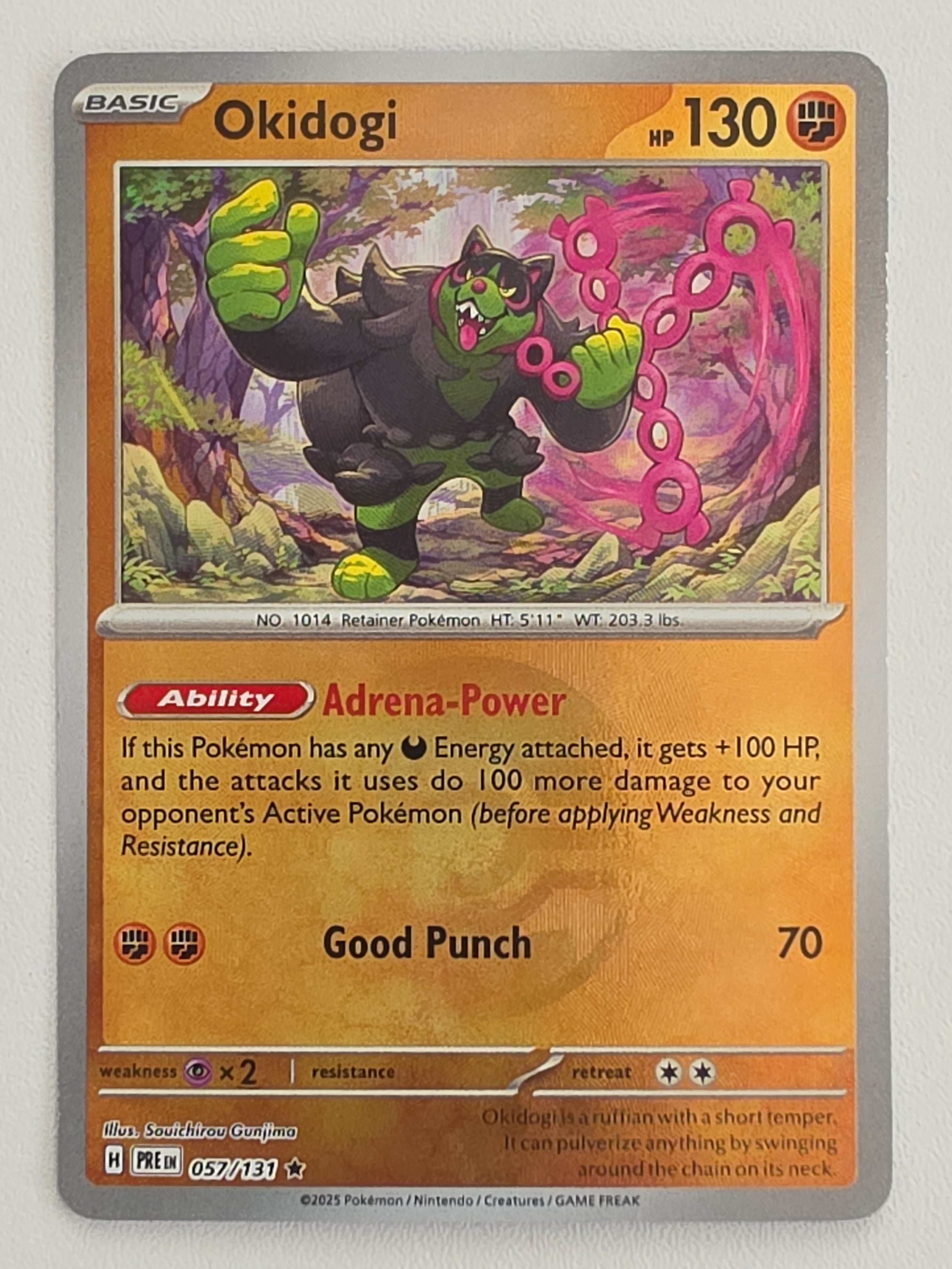 Okidogi 057/131 PokeBall Prismatic Evolutions