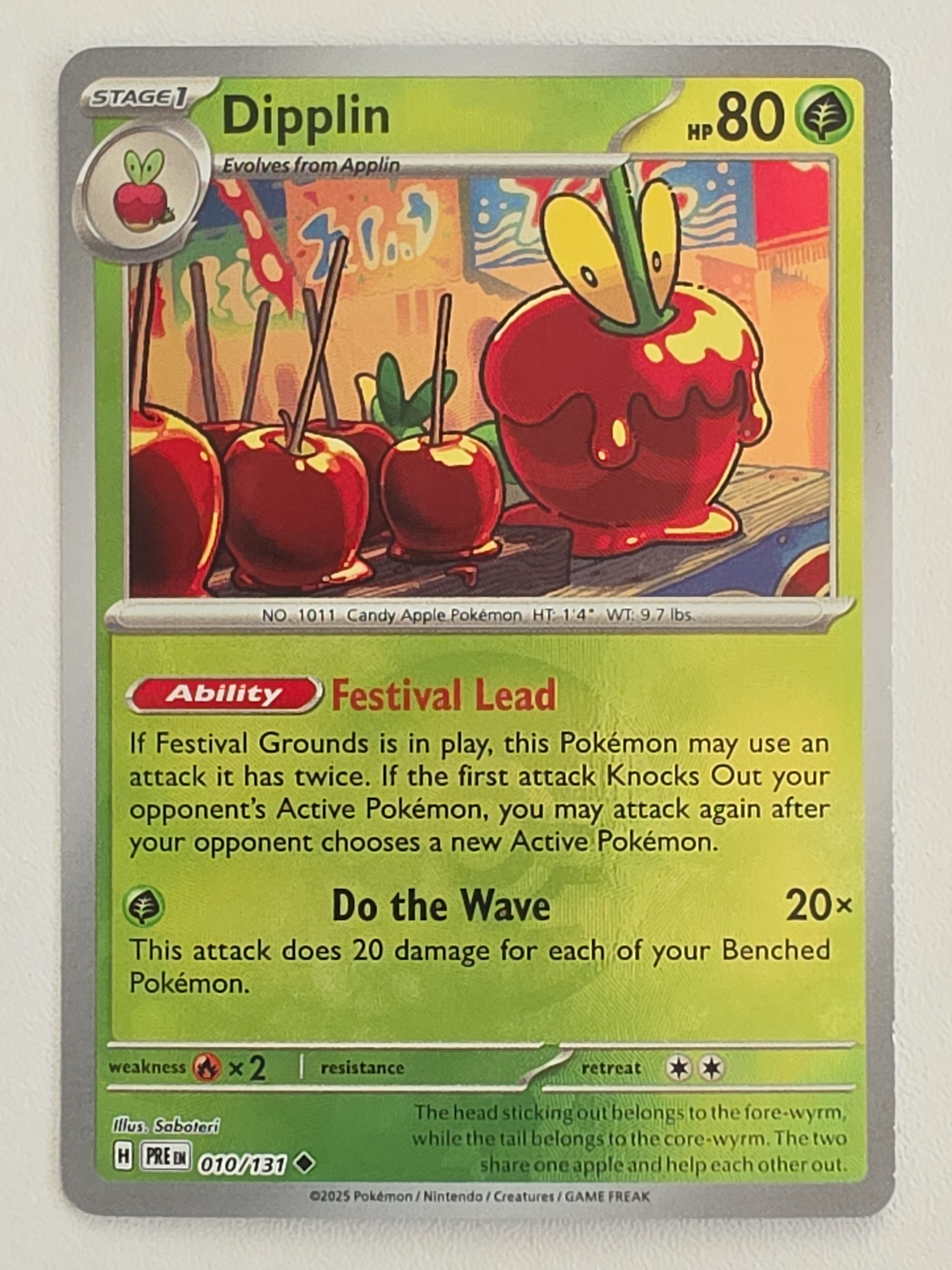 Dipplin 010/131 PokeBall Prismatic Evolutions