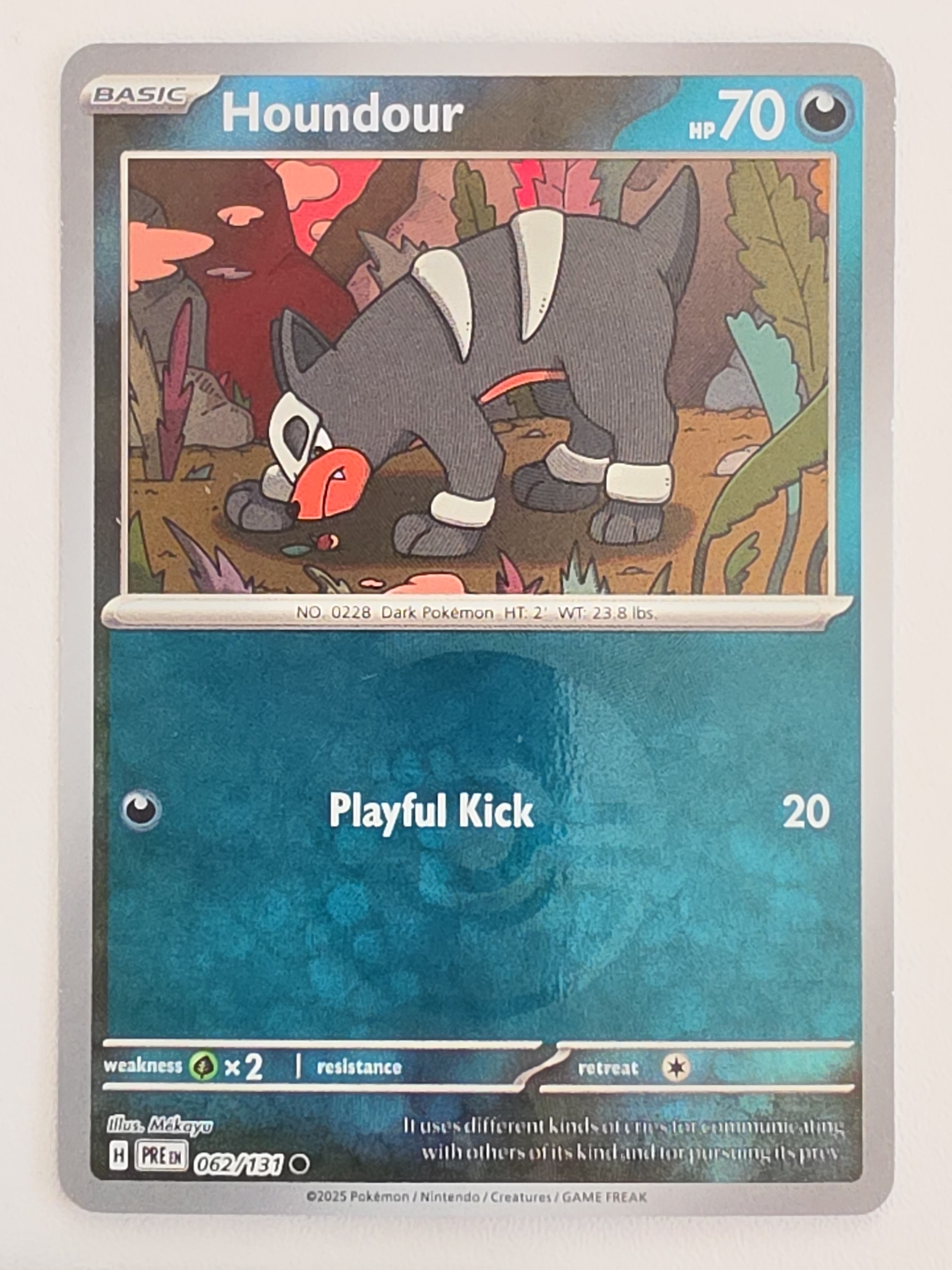 Houndour 062/131 PokeBall Prismatic Evolutions