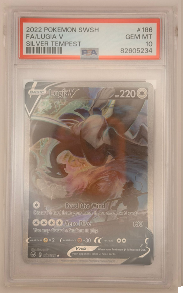 PSA10 Pokemon Lugia V  Silver Tempest