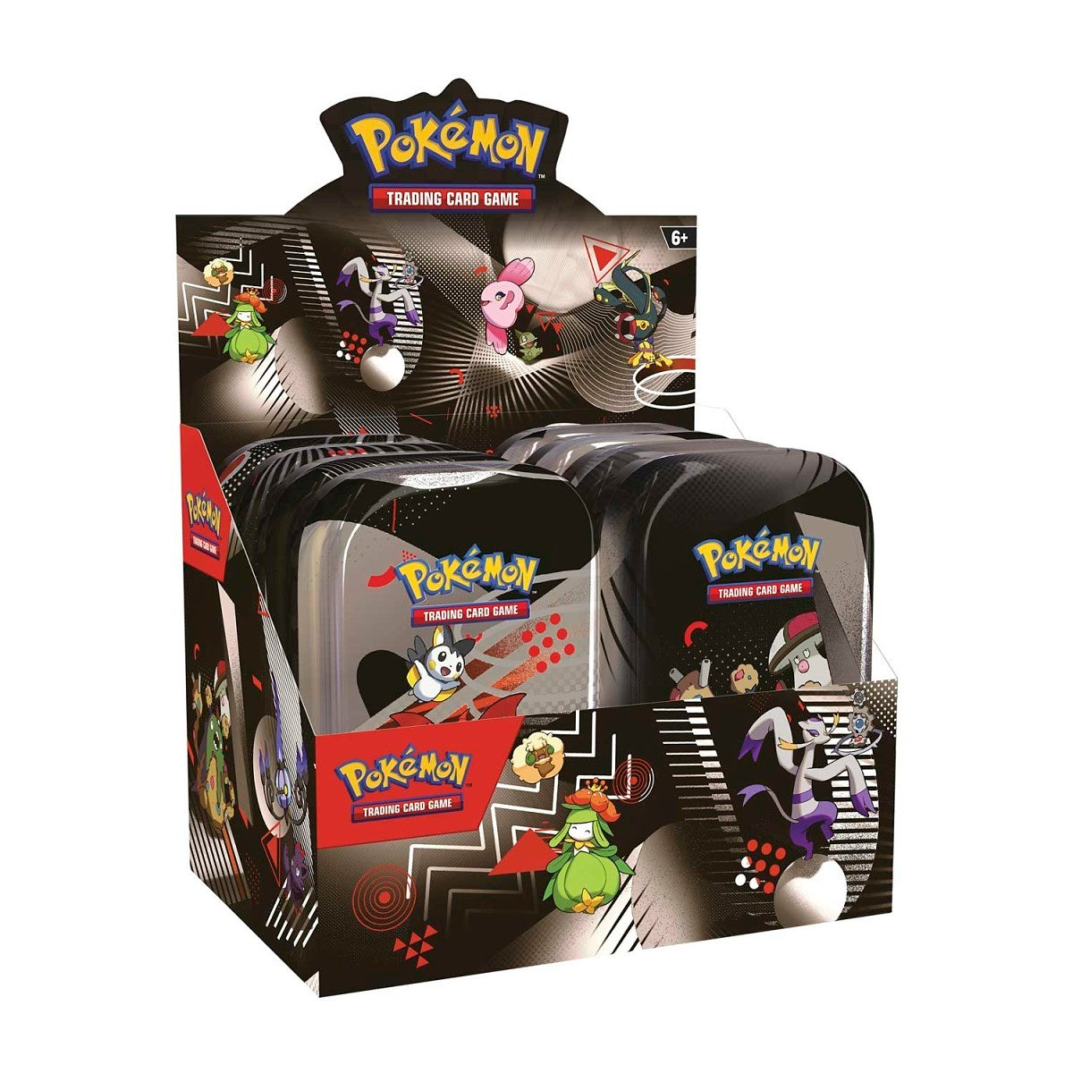 Pokemon 8 x Mini Tin Display Black Bolt White Flare