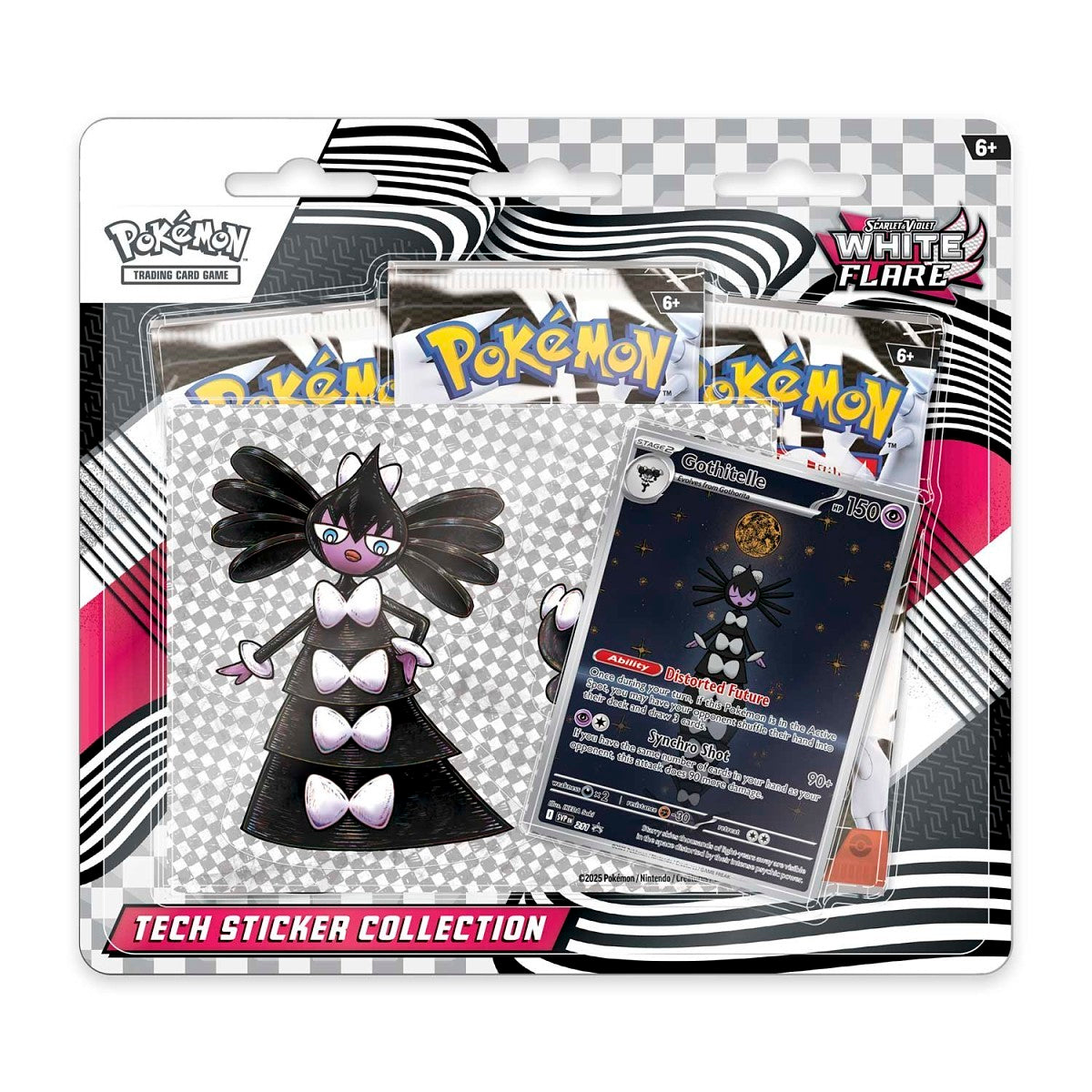 White Flare Tripack Tech Sticker Collection