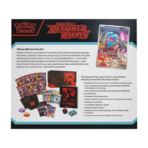 Pokemon Destined Rivals Elite Trainer Box (ETB) - Sealed Case ENGLISH
