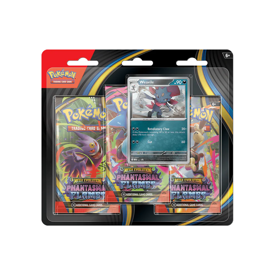 Pokemon Phantasmal Flames Tripack